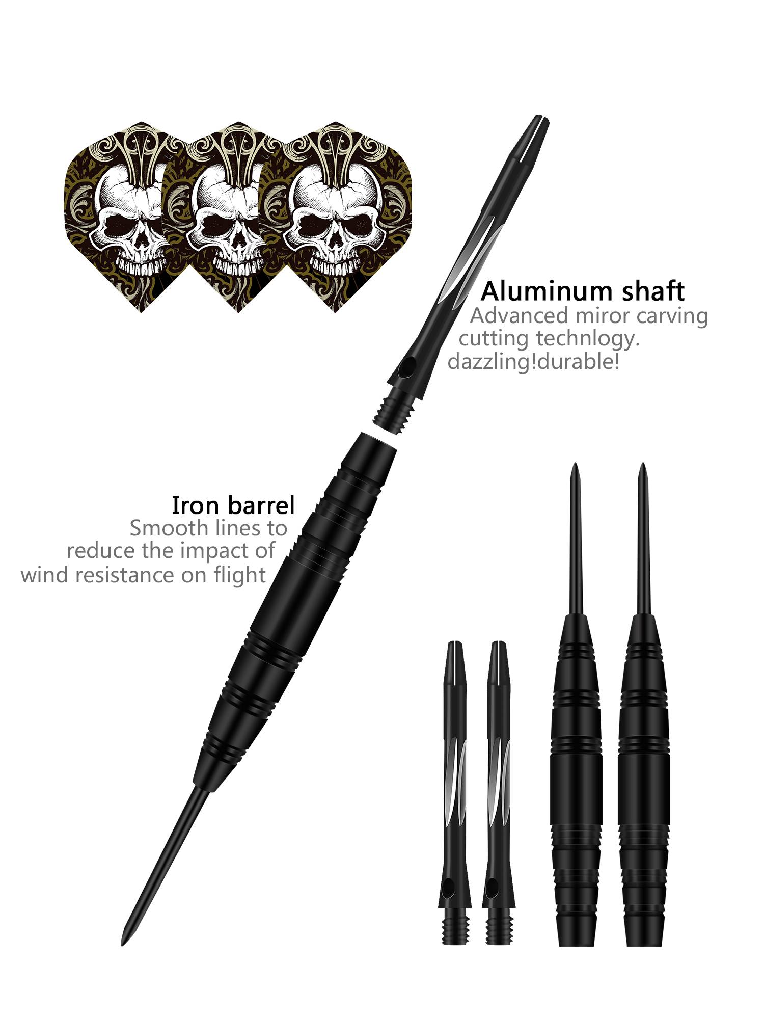 Goodarts official authentic dart needle set 20G professional competition training dart family game boyfriend gift