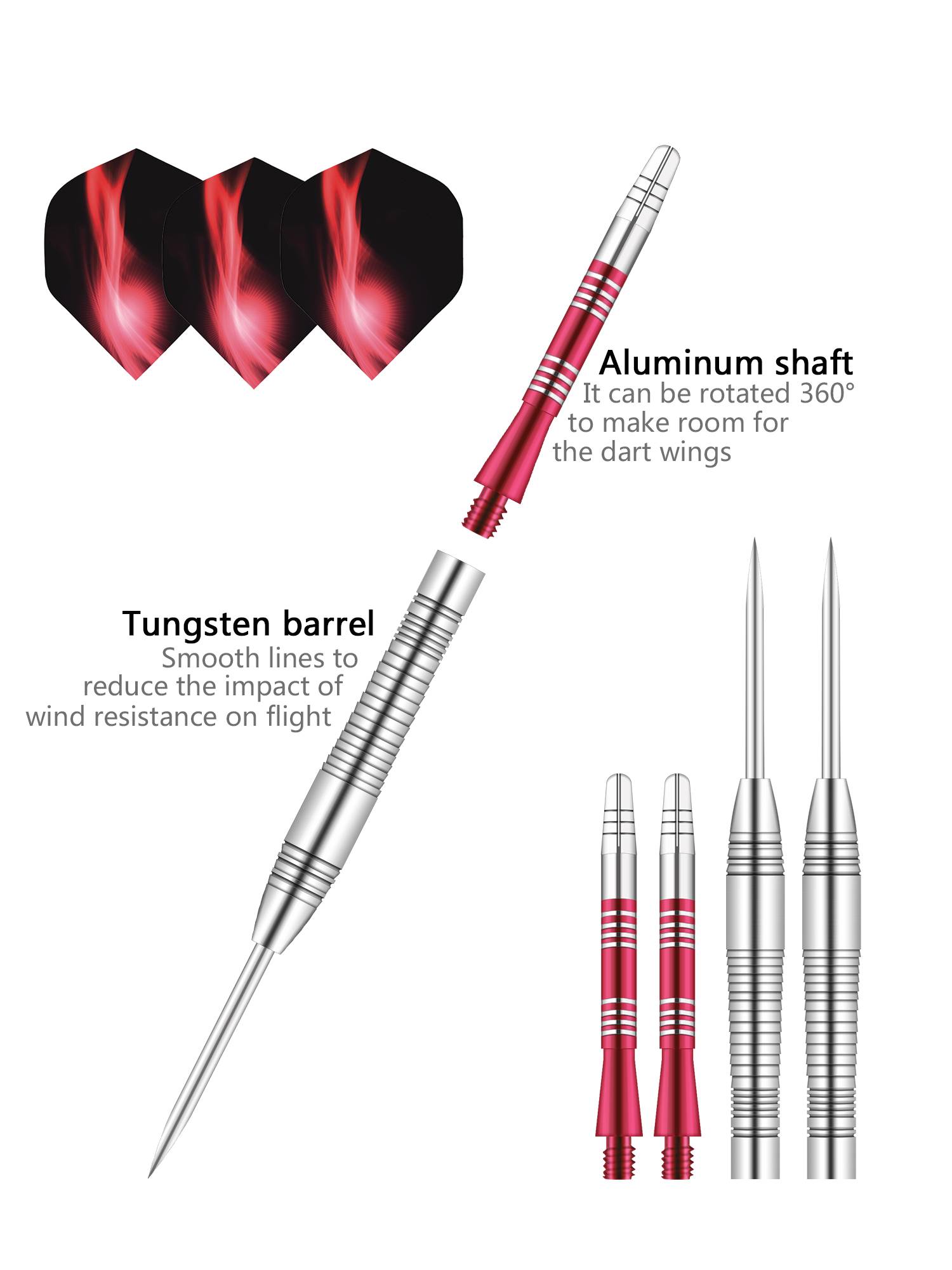Goodarts official genuine professional competition level 21G tungsten steel dart boy gift college student tide play puzzle