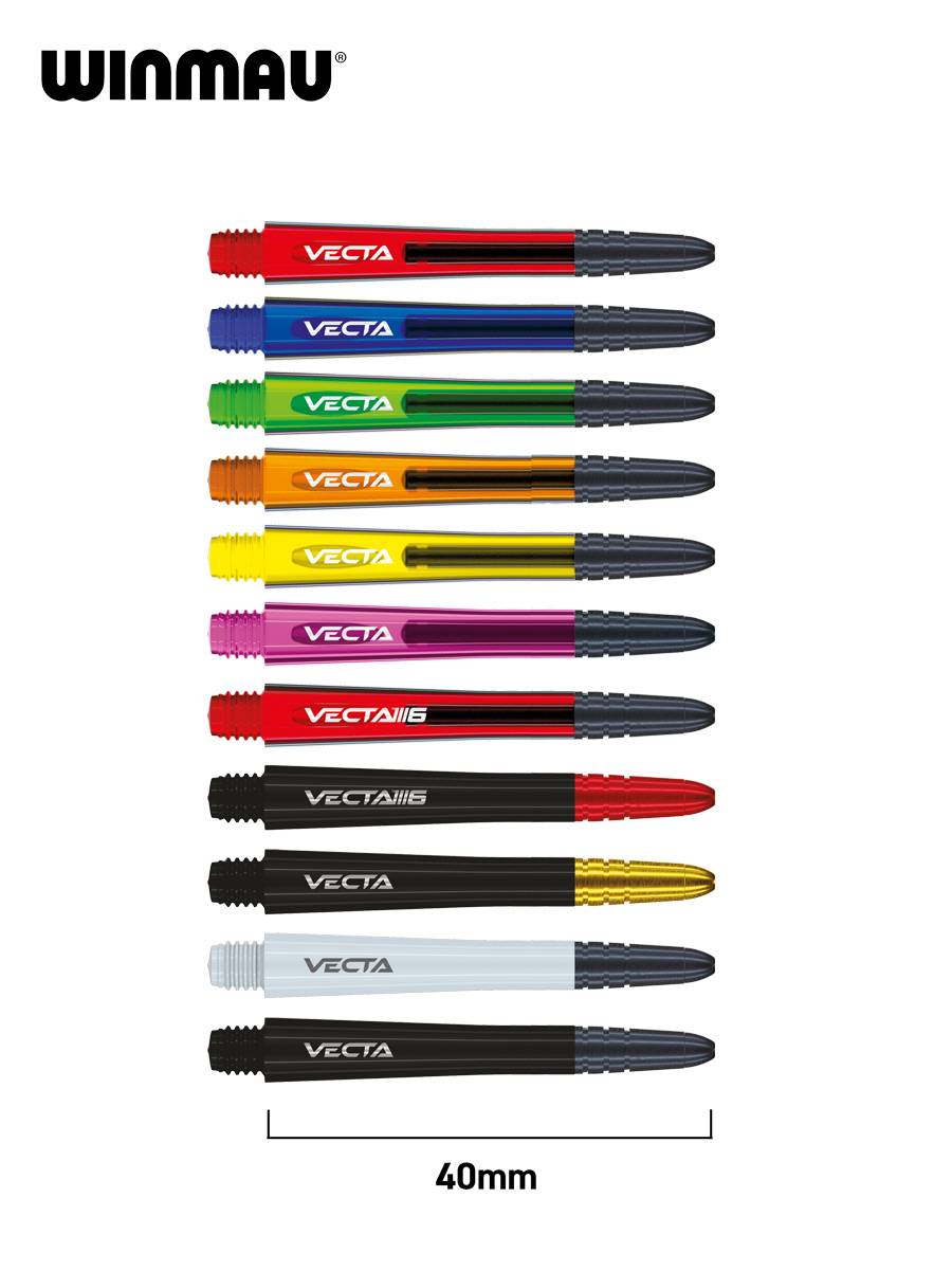 WinMau Vecta MVG professional soft and hard -hard competition 40mm dart rod dart accessories with metal head