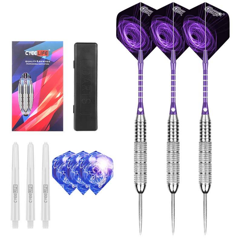 Cyeelife 24G hard dart steel needle exercises practice foil professional flying label set outdoor bar entertainment