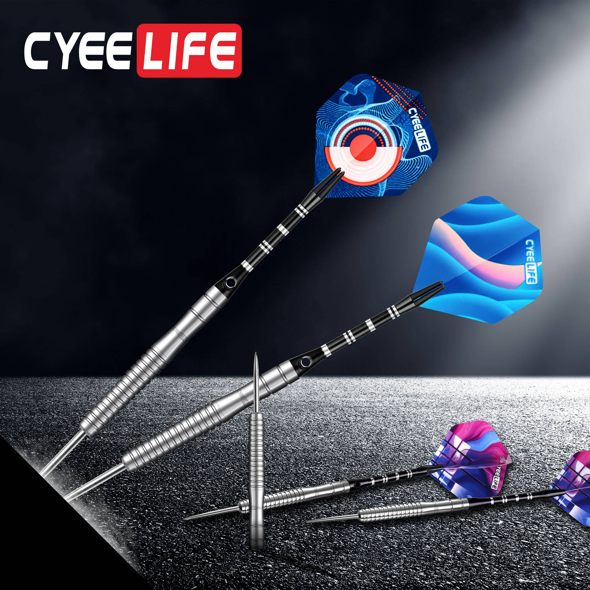 Cyeelife 23g tungsten steel 90%hard steel needle darts adult professional competition indoor flying label set