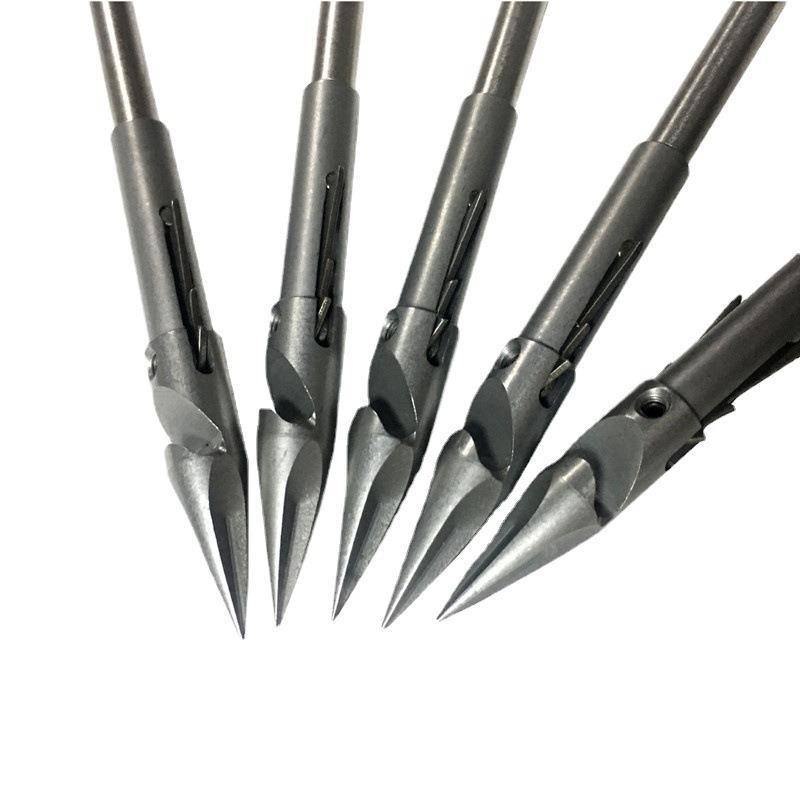 Three -edge -ended wing hunting fish dart dart 26 30g blood slot head Dart head Deepwater nightmare flying shark dart soby fish accessories