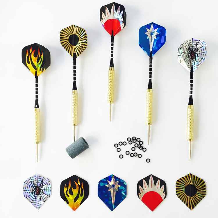 Aluminum pole darts with five + grinders
