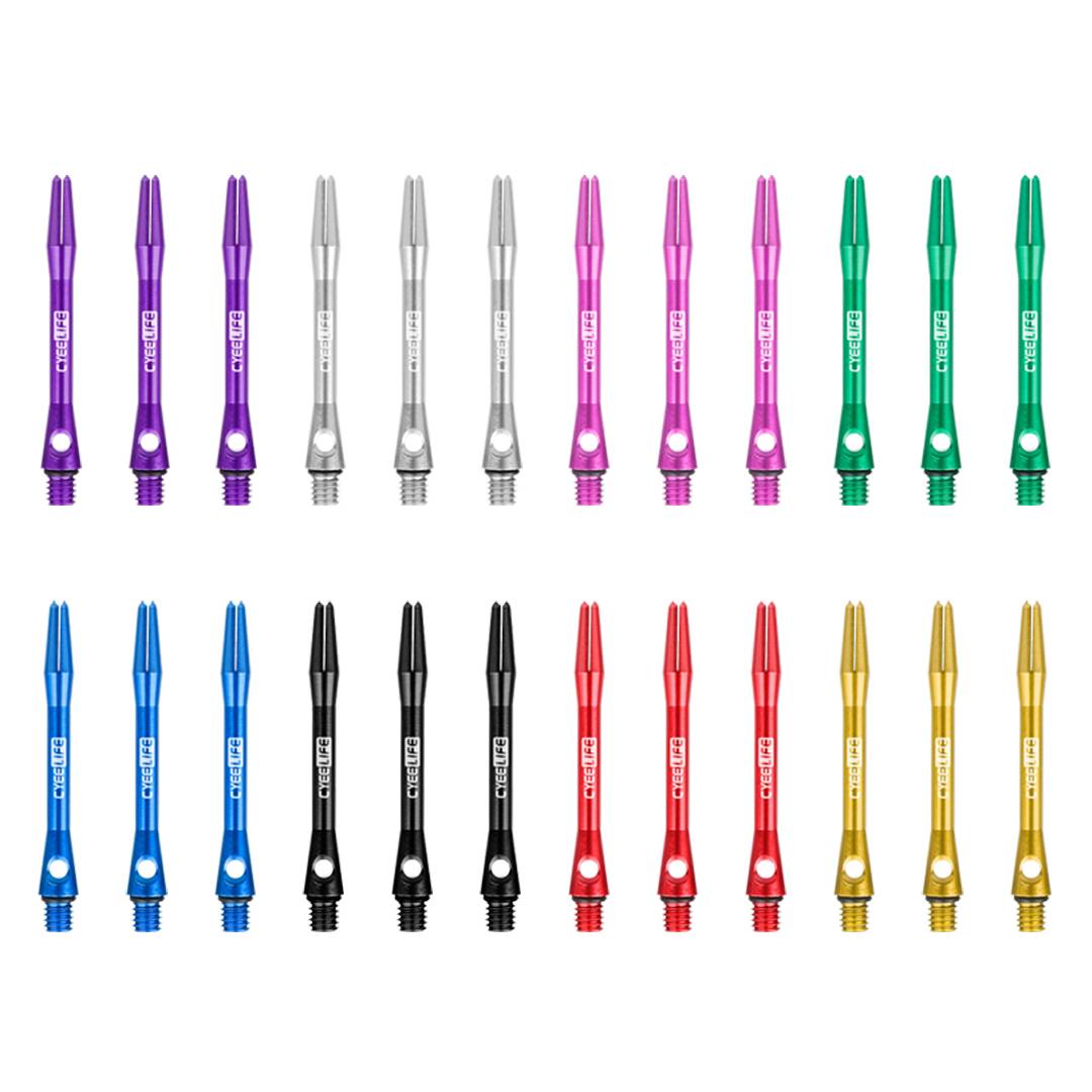 Cyeelife 29mm 2BA aluminum alloy dart tail rod professional competition training durable metal fly label accessories