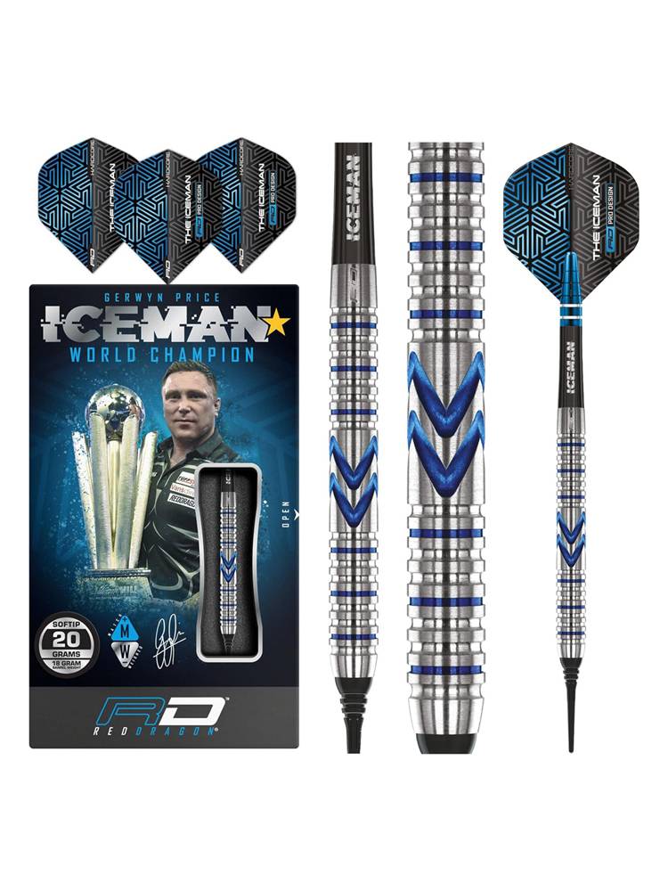 Reddragon Gerwyn prile icema Pryz straight tungsten steel dart ice man grooved groove
