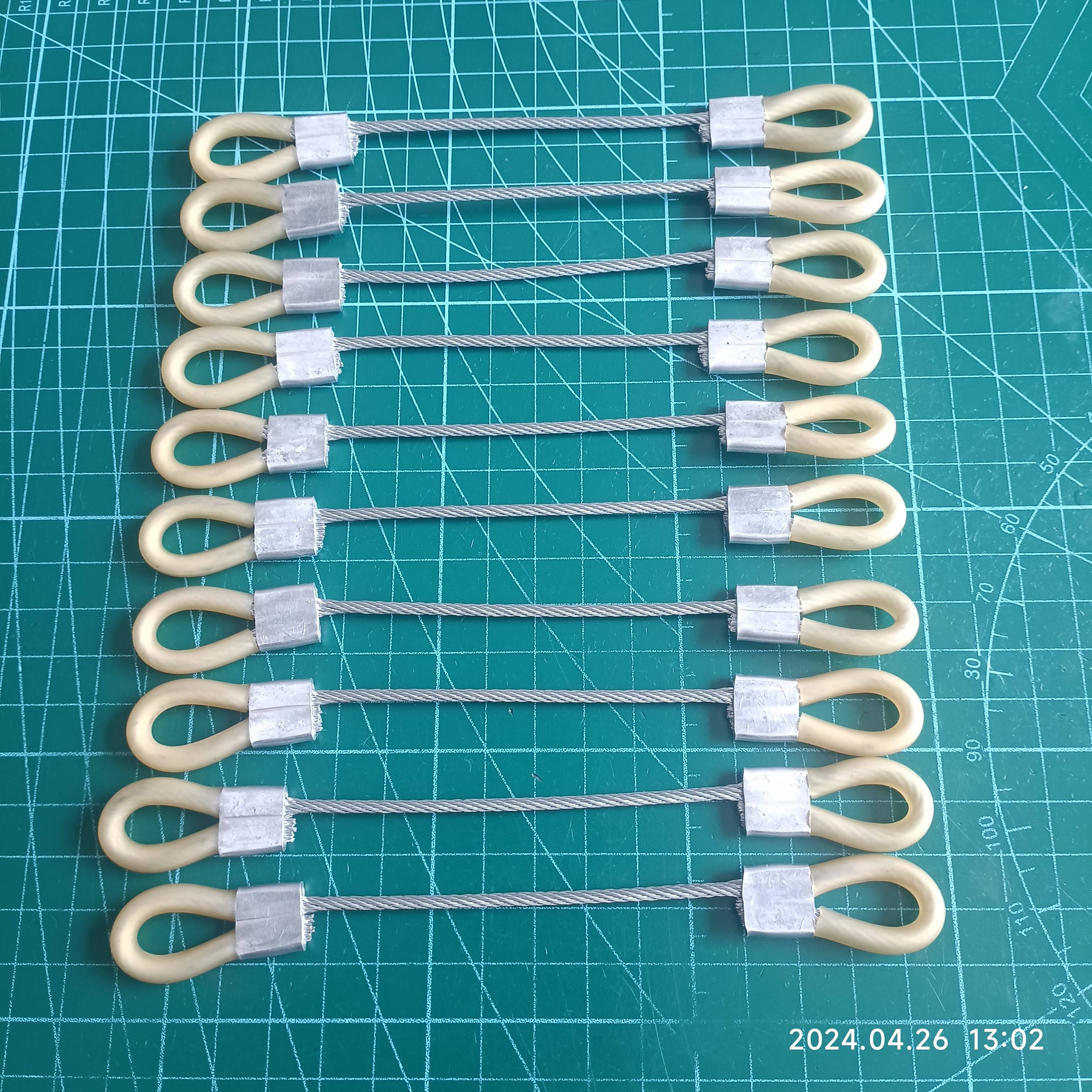 40 Lianfa Weilong composite bow steel wire string is thick 2.5mm to strengthen the rubber band 3070 rubber bands large forces and rubber bands