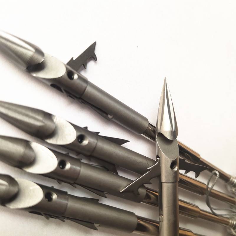 Deepwater fish dart five -star blood groove 440C pole ball sling tail slingshot, fish dart willow leaf triangular shark flying shark dart