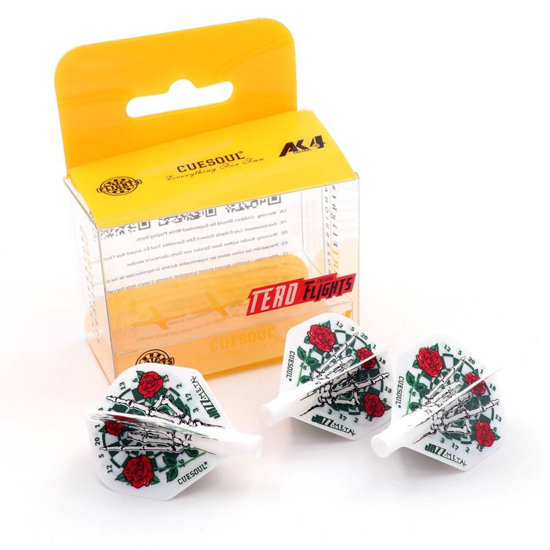Combination combination split darts wing 360 rotation set dart leaf printing flying label tail spring dart rod