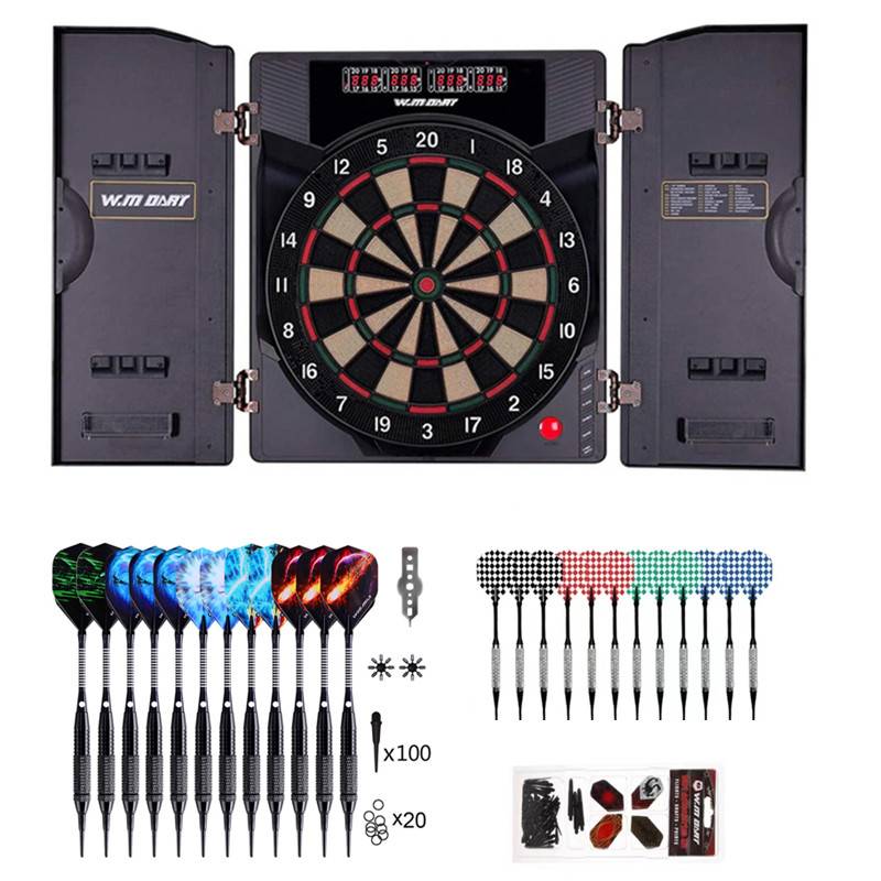Target + 12 exercise darts + 12 professional darts + accessories (100 needles)