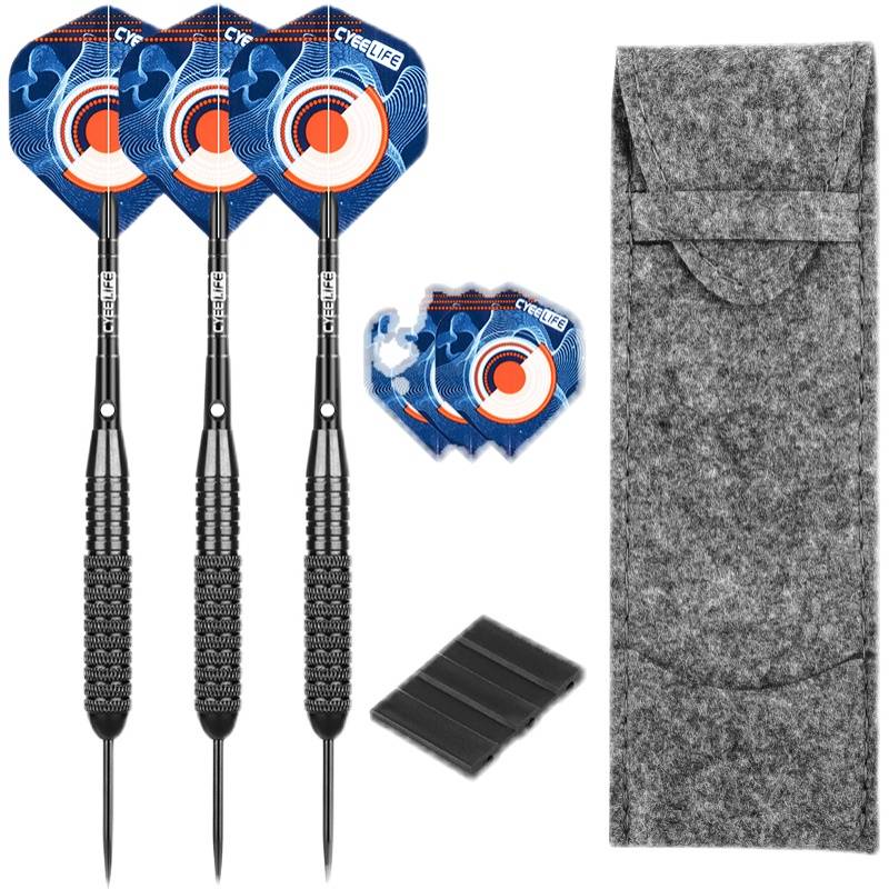 Cyeelife Star 28G Hard Professional Dart Dart -resistant Falling Aluminum Pinged Kedt -type Steel Caps Flying Standard Set