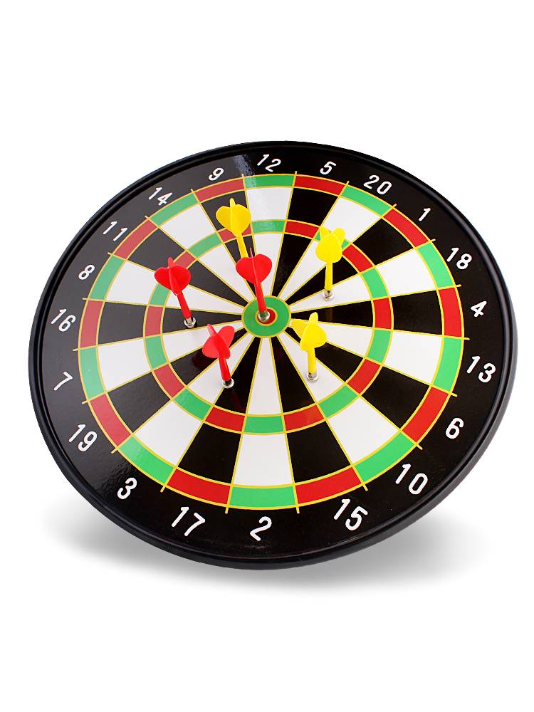 Darts packers train eye-magnetic target plate-house toy-kids with a large disk