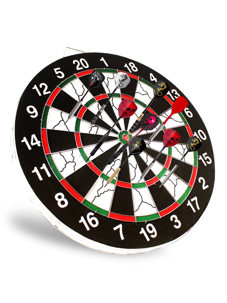 Darts with metal, home-based gymnasium professional competition for adult children's toy double-sided target plate