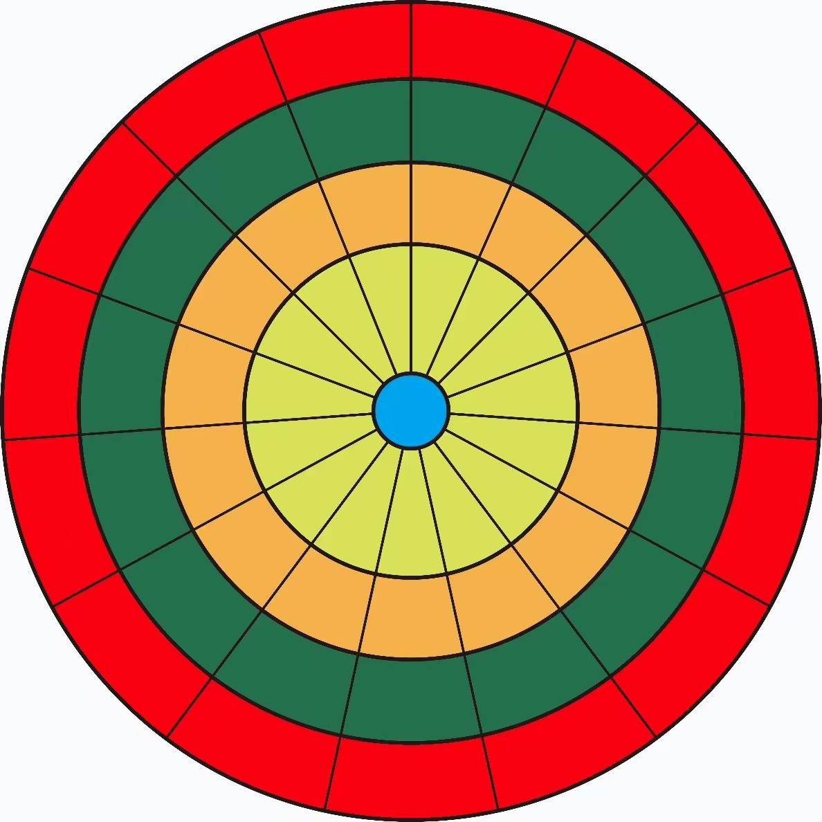 A new one-metre round darts for 10 balls