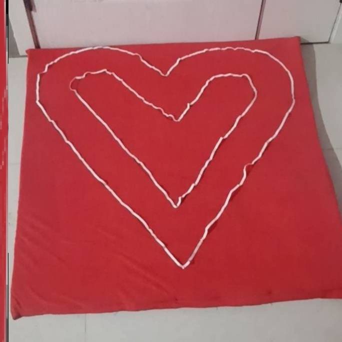 1 m x 1 m heart