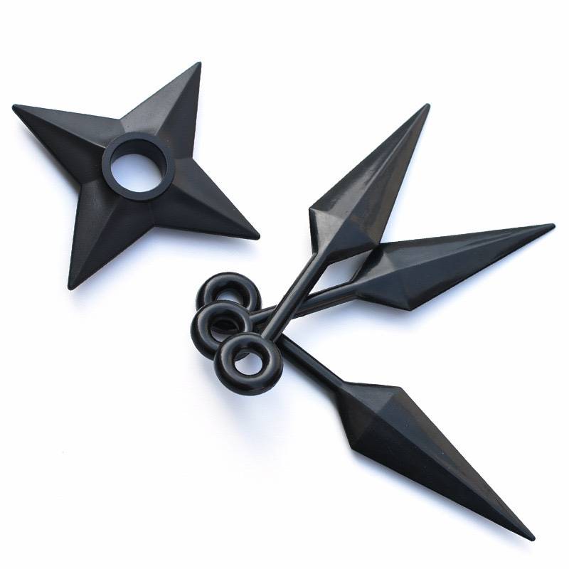 The Naruto Ninja has no wood-leaf plastic darts suit with a sword in their hands