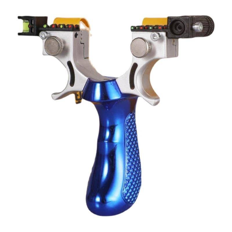 Slingshot of infrared high -precision sniper laser flat skin band steel balls Children's competition big power special bird gun