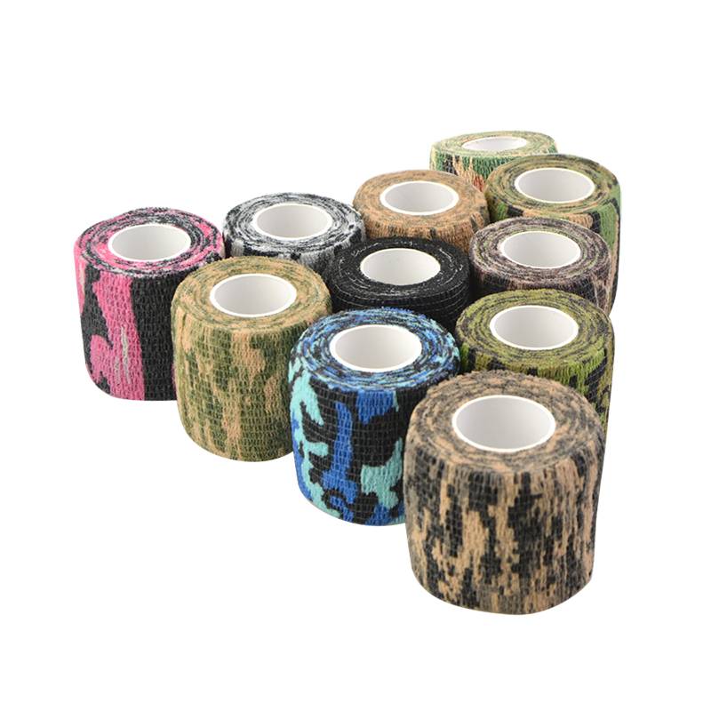 Bow and arrow accessories bow without leaving a slingshot of sweat absorption belt self -viscous expansion non -woven outdoor camouflage tape