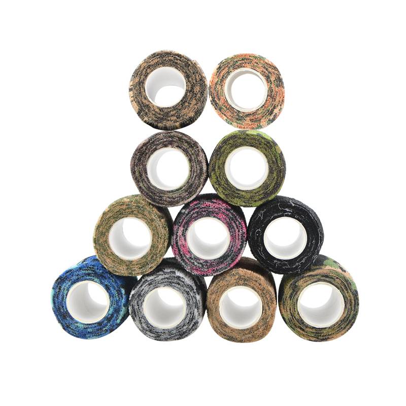 Bow and arrow accessories bow without leaving a slingshot of sweat absorption belt self -viscous expansion non -woven outdoor camouflage tape