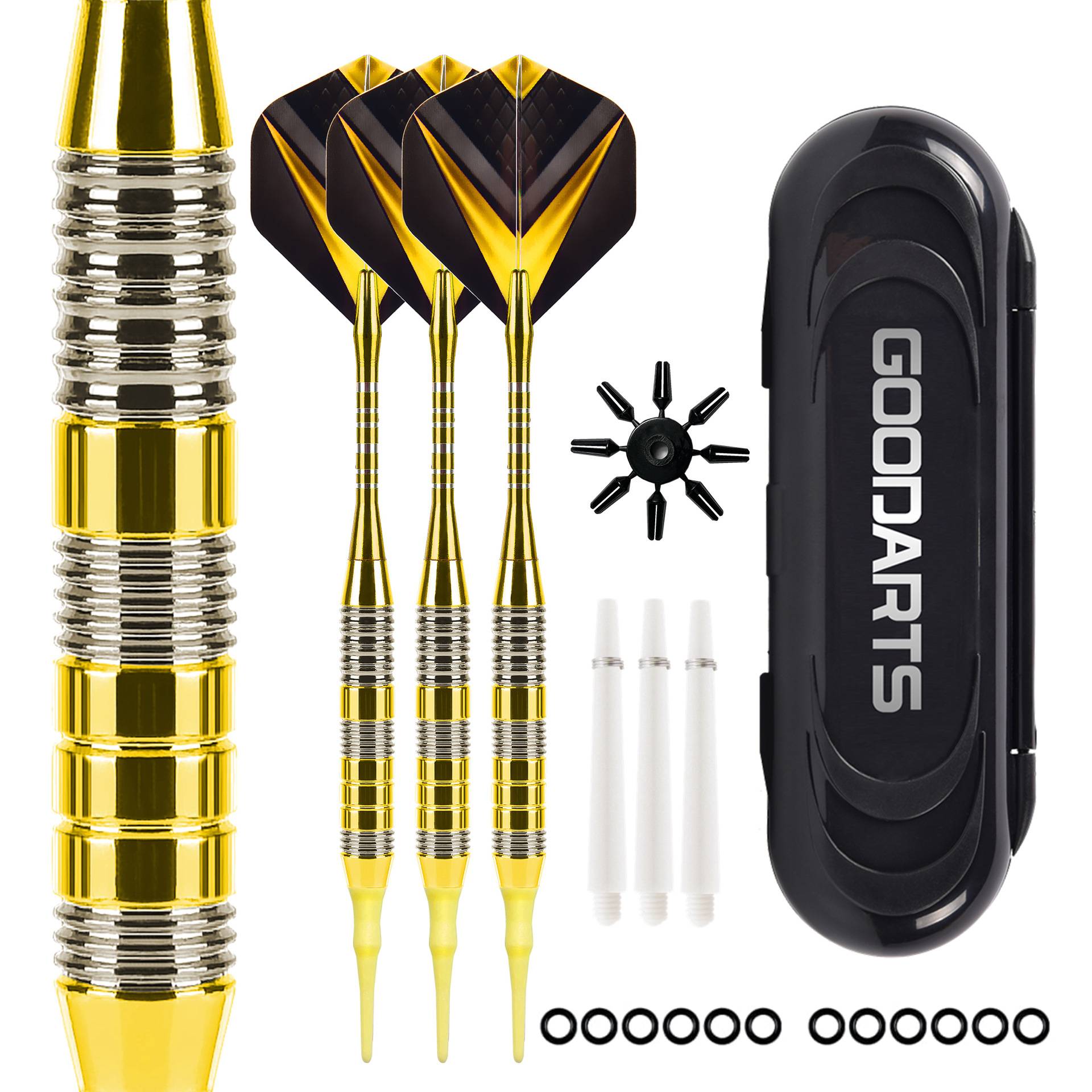 Goodarts Soft Dart Set Professional Competition 21g Colorful Electronic Dart Shin Flying Flying Cangible Protector