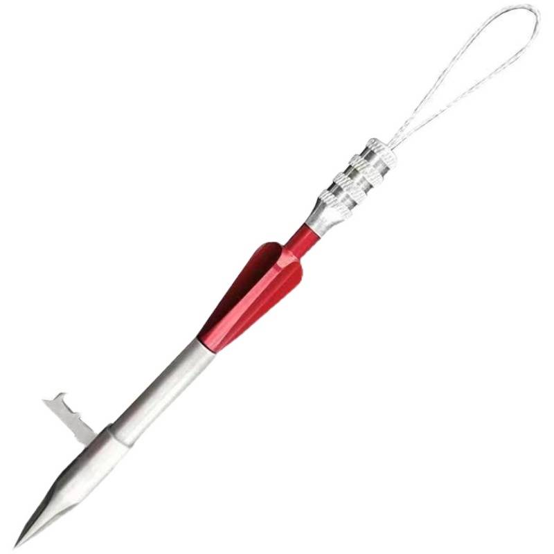 Three -edge dart fish arrow, fish deep -water dart, short dart hunting fish dart, fish dart stainless steel band soby fish salamander