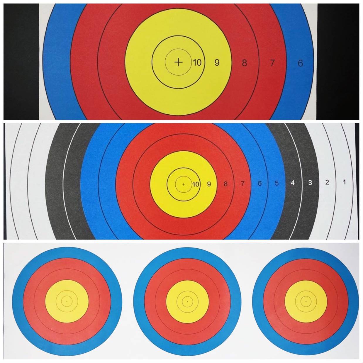 High -quality target paper does not reflect the light thickened competition, special archery target paper 80 full 80 half, 40 full 3 serial archery