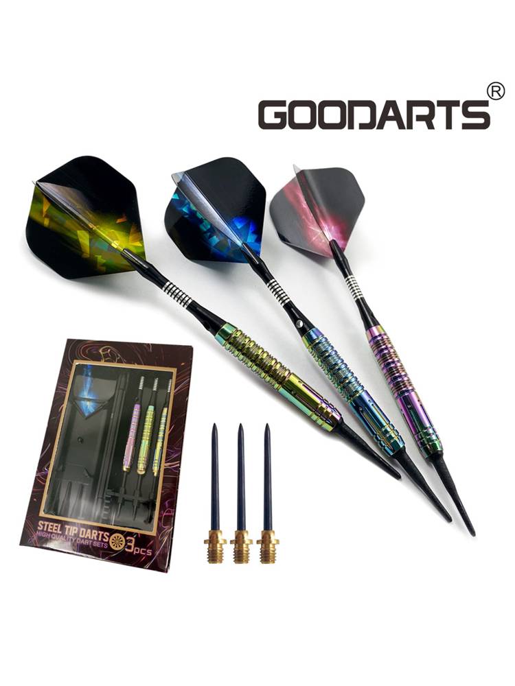 Goodarts official genuine knight dart needle set 21g professional competition tungsten steel dart boy gift