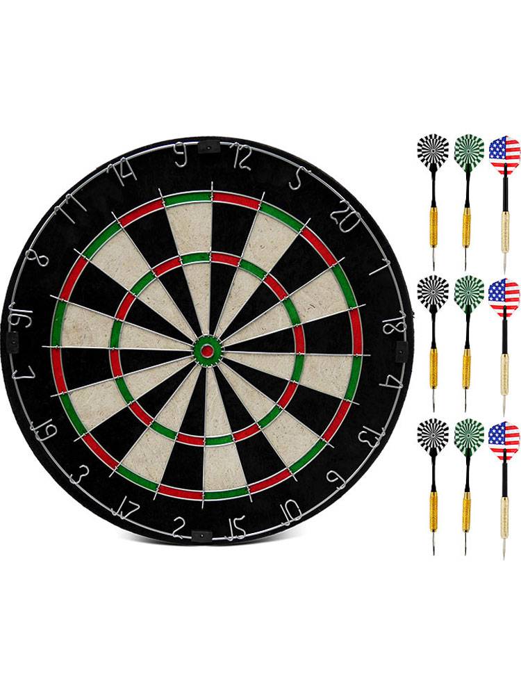 A safety needle-type target tracker for a professional toy-packing children's toy gamer in the darts room