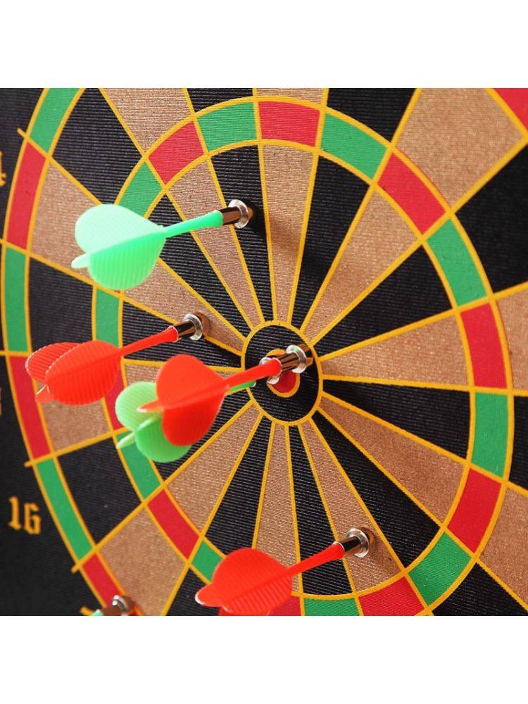 A soft target-target-fibre game for magnetic toy-throwing children in the darts