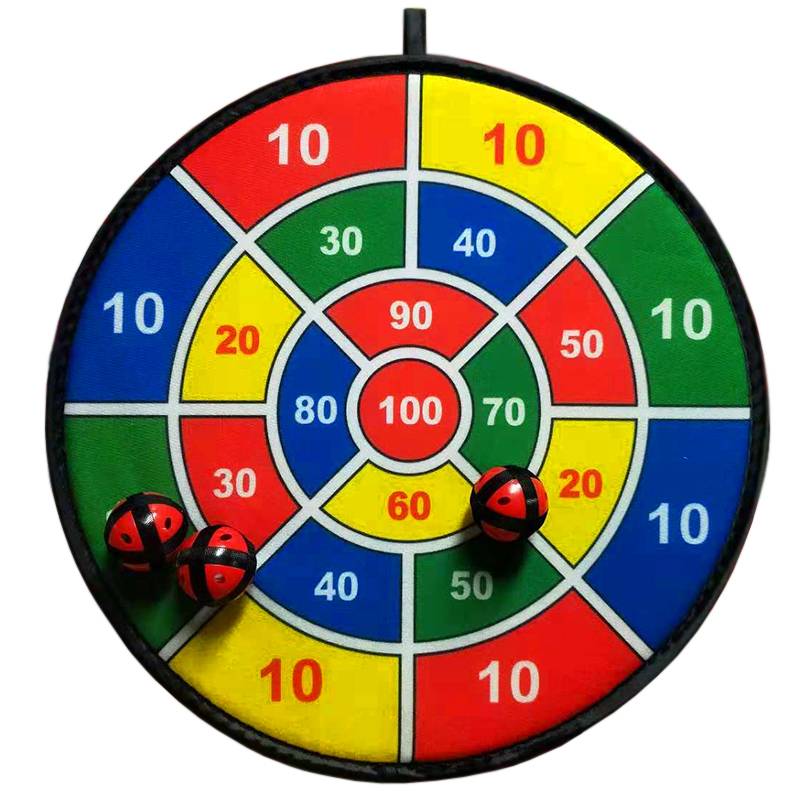 Children's dart disk set toy kindergarten throwing sticky target ball household safety dart target suction cups