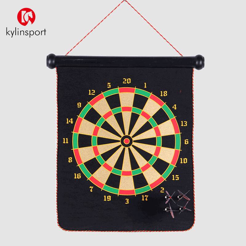 The darts suiters practice their fitness targets with the magnetic double-sided darts inside the darts