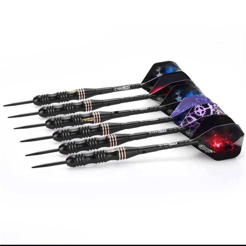 Cyeelife 24G hard steel needle keel all -in -one flying label leaf implanted velvet target contest pure copper dart set