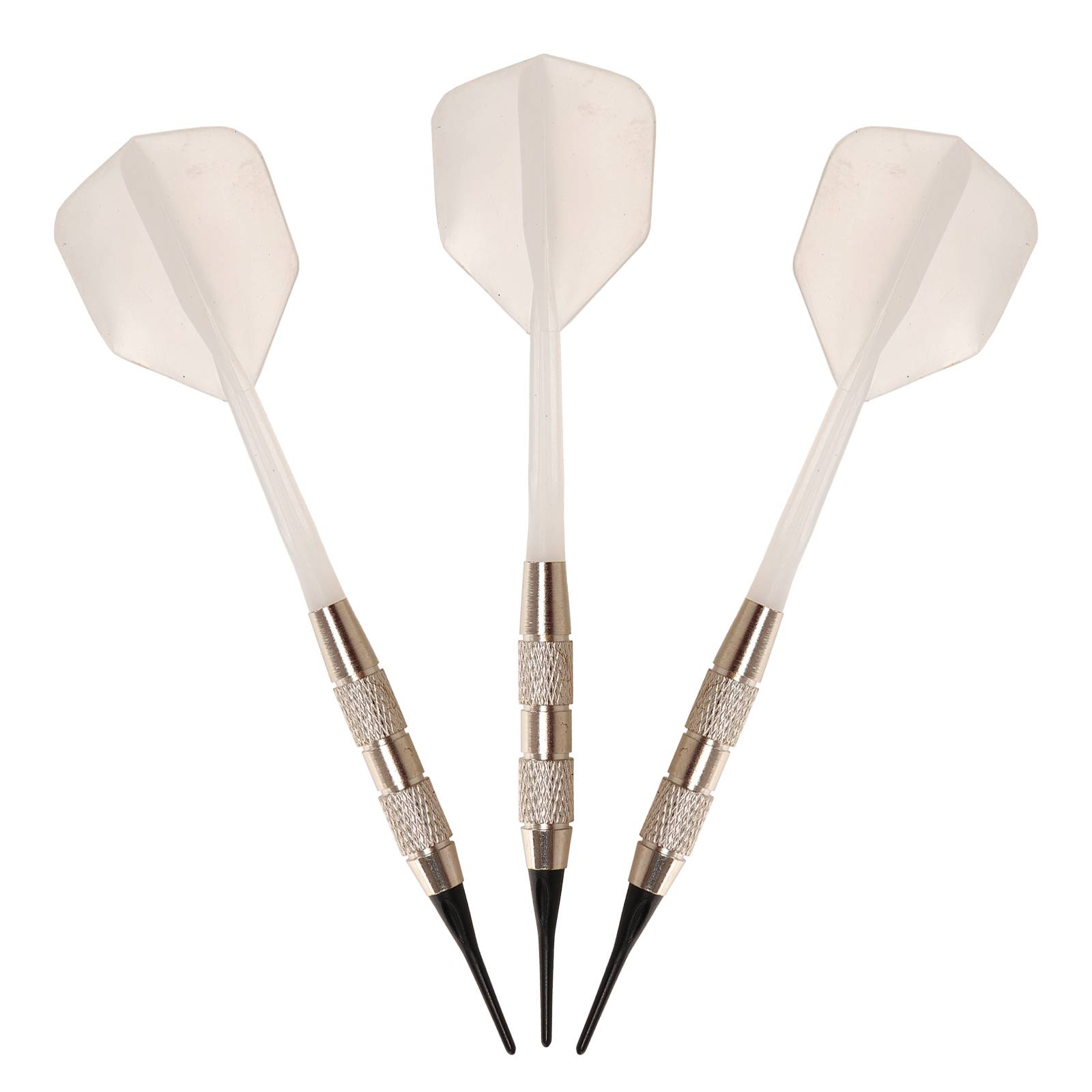 Three white