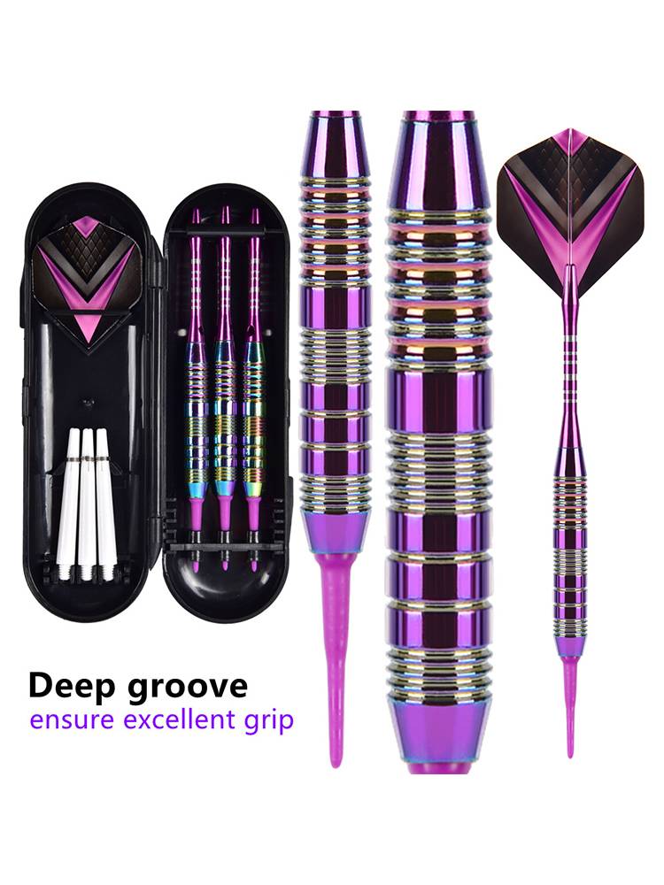 "Soft darts with seven-colour electronic darts with a protection