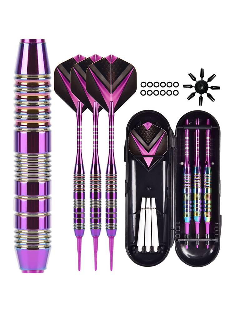 "Soft darts with seven-colour electronic darts with a protection