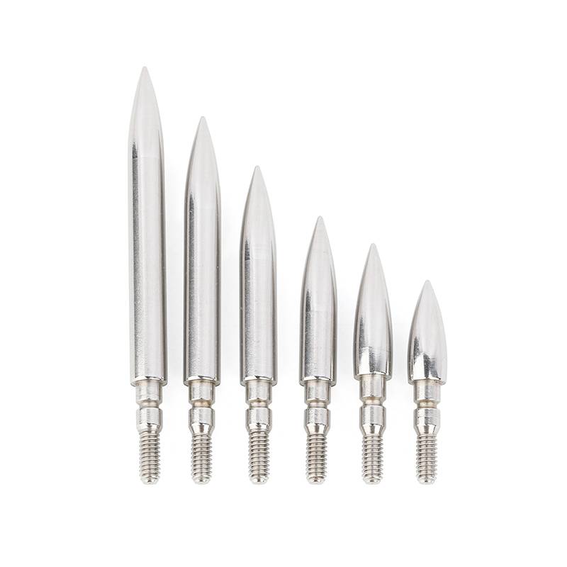 Bow arrow stainless steel target dual bayonet target carbon arrow aluminum arrow stainless steel weight type internal inserted heavy arrow