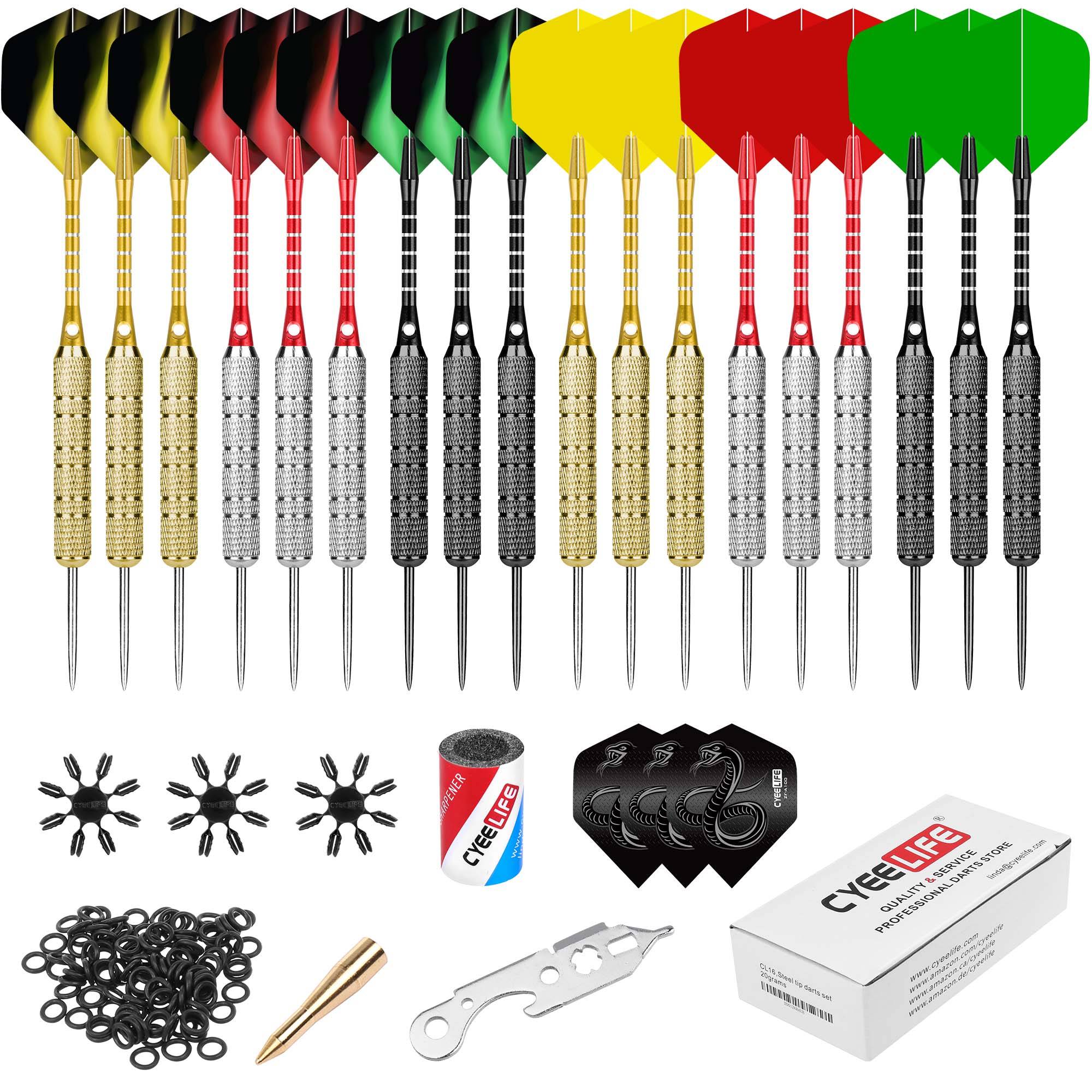 Cyeelife official genuine 20G hard steel needle dart darts resistance competition professional senior flying label set accessories