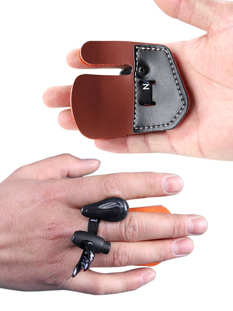 Bow and arrow double -layer competitive fingerproof antiditic bow traditional beauty hunting bow and Mediterranean arrow protective arm protection arm shooting accessories