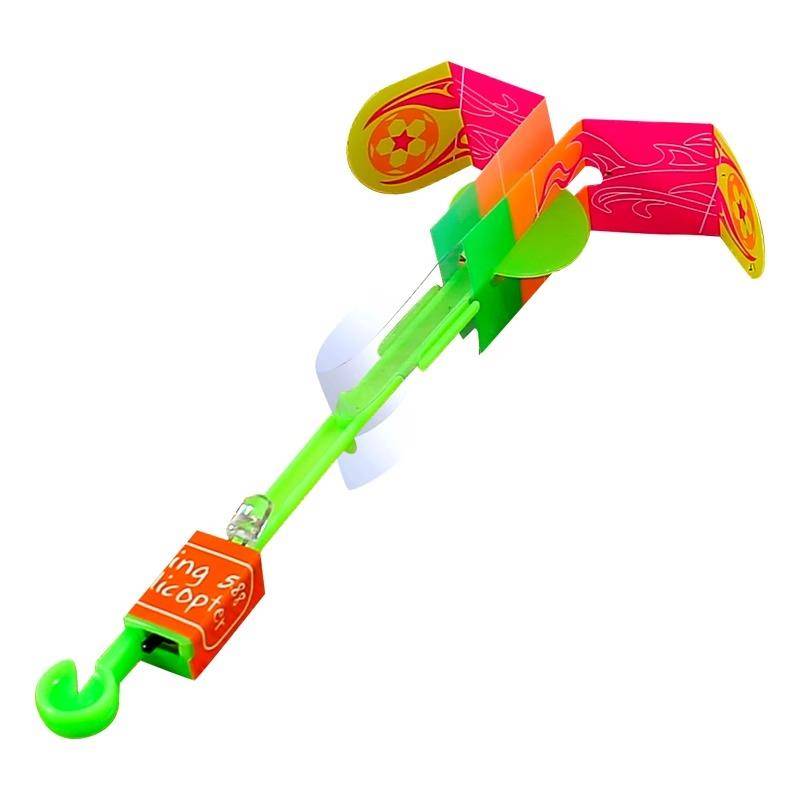 Slingshot Flying Arrow Lights Blast Fight Sky Rocket Children Bamboo Dragonfly Firewater Gyrup Outdoor Darts Outdoor Toys