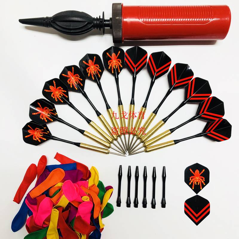 Balloon + cylinder + 6 spider 6 arrows: 2 darts