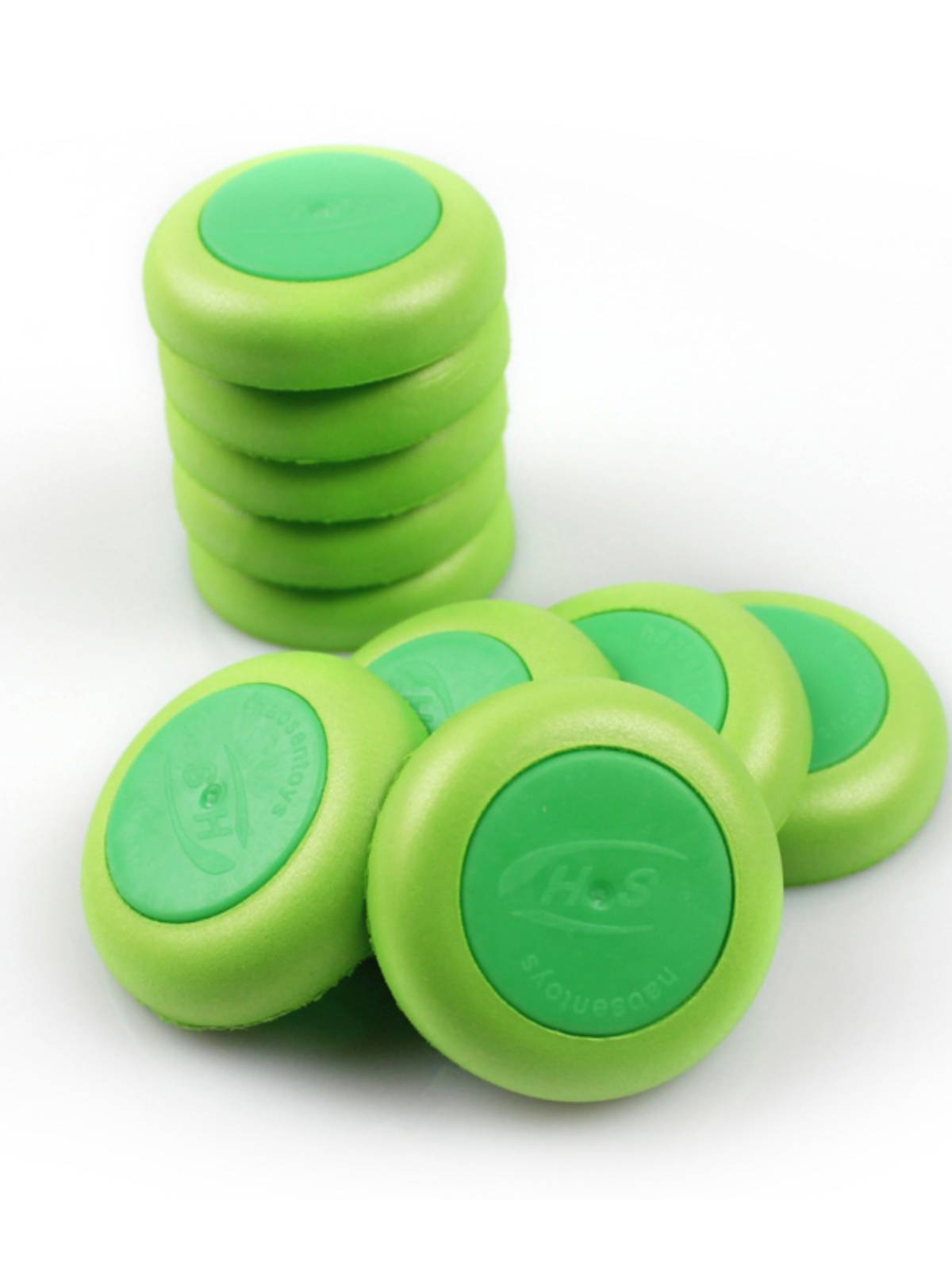 Compatible with NERF Whirlwind Thunder Soft Porching Gun Soft Head Blind toy Gun Flying Disc Disc Disc Disc Chamber 20 Shoot 4cm