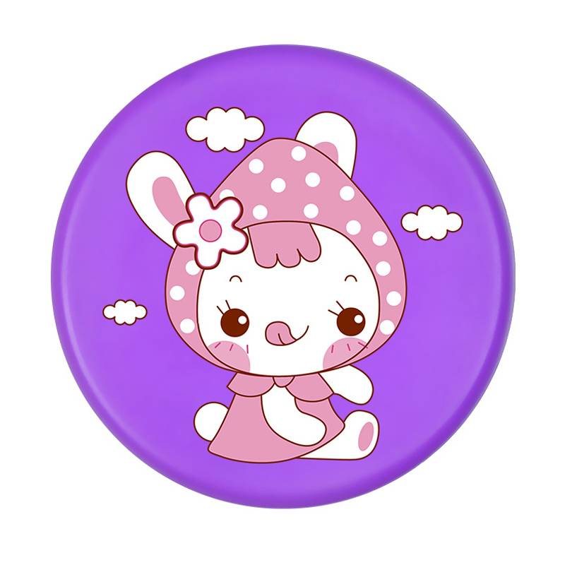The purple rabbit on the fly