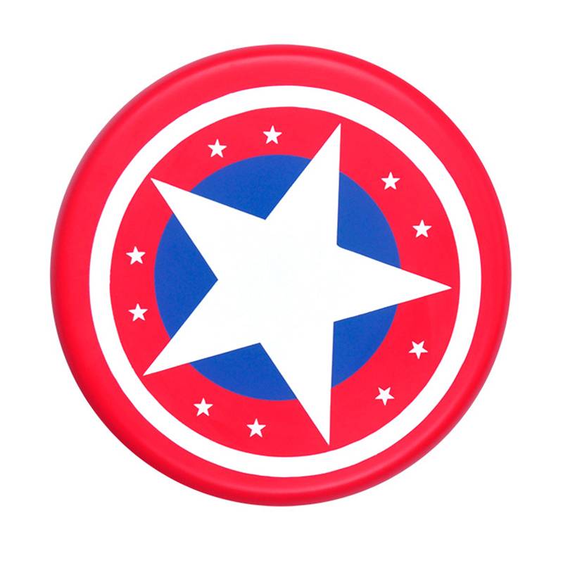A red star on the flyer