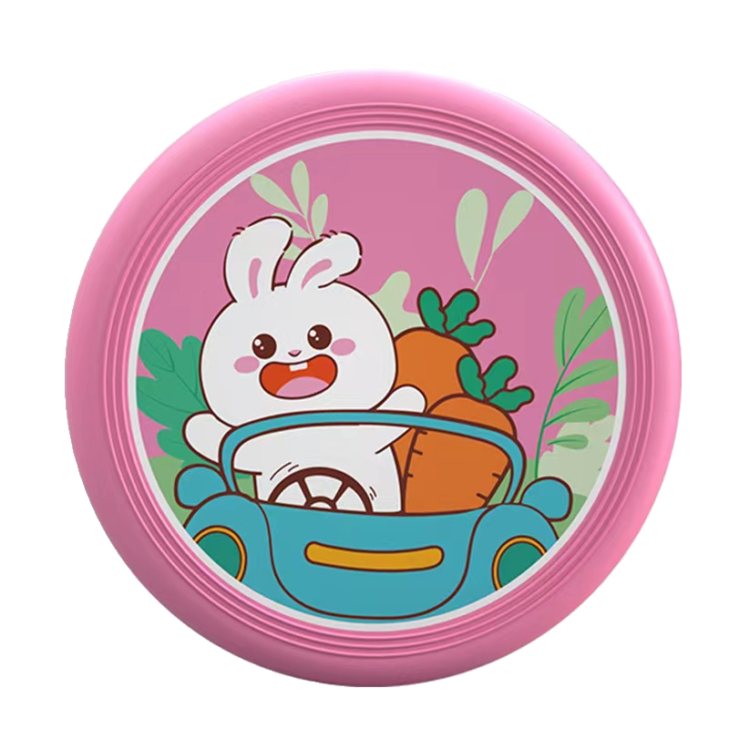 Cartoon Children PU Soft Flying Disk Professional Hand -throwing Toys Pet Flying CD Outdoor Interactive Kindergarten Athletic Movement