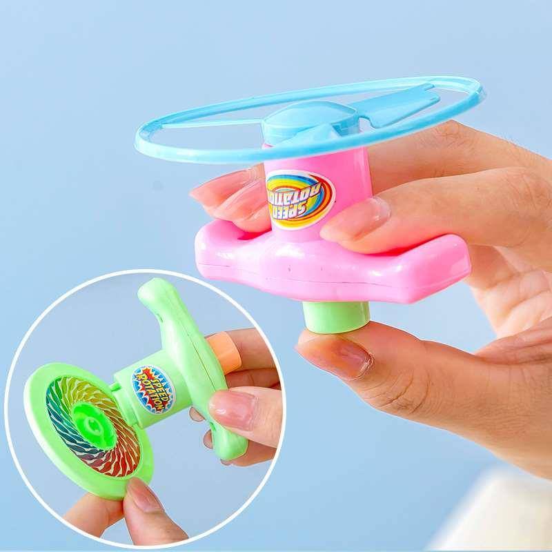 Ejection gyroscope flying Tianxian Fairy Flying Disk Child Rotating Bamboo Dragonfly Kindergarten parent -child toys