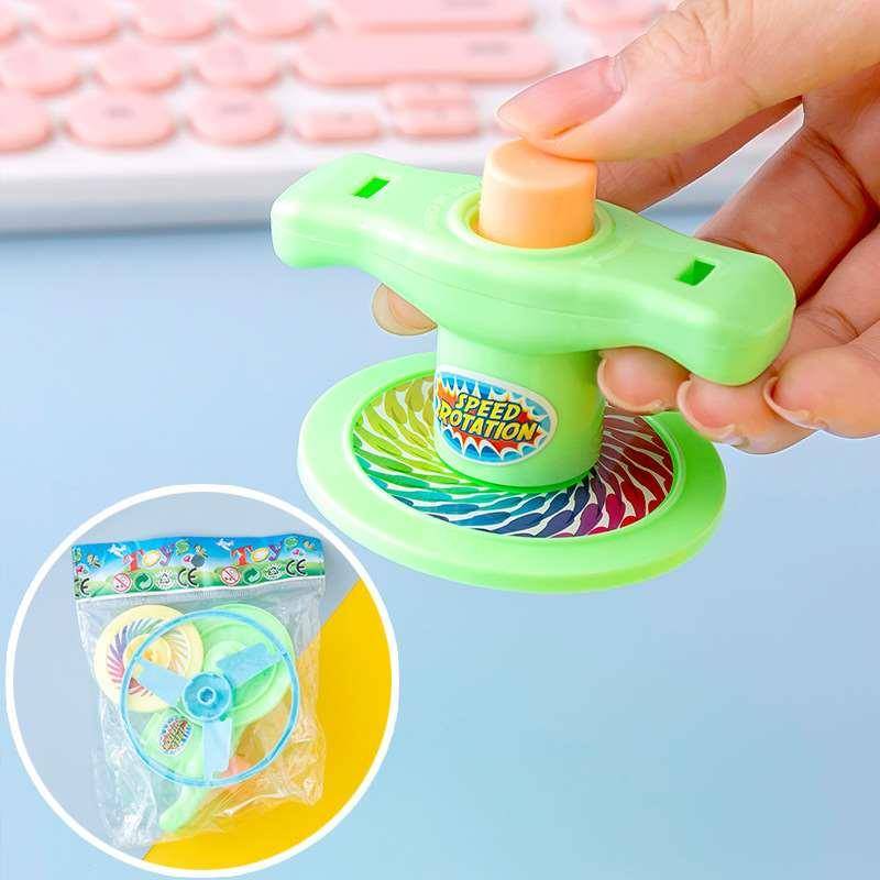 Ejection gyroscope flying Tianxian Fairy Flying Disk Child Rotating Bamboo Dragonfly Kindergarten parent -child toys