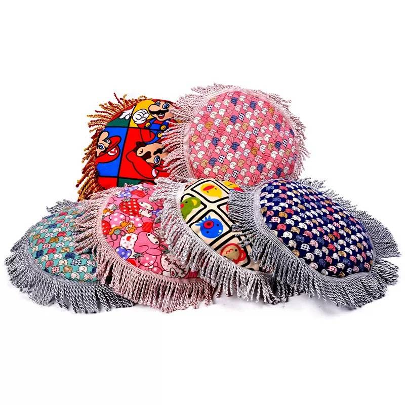 Children's fabric safety soft streams flying disk kindergarten parent -child outdoor handmade flying saucer sports equipment