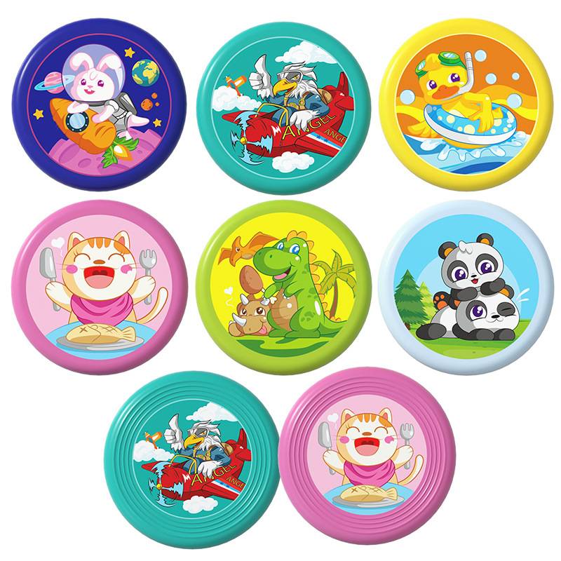 Children's safe soft flying disk flying saucer parent -child games throw back the dart dart baby outdoor toy men and girls