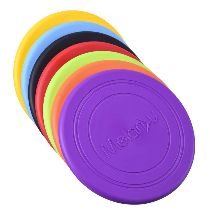 Meianju pet toy dog flying plate pet interactive training flying disk floating water -resistant soft flying disk pet supplies