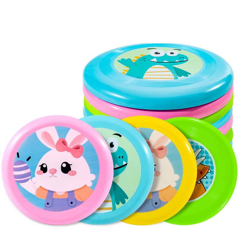 Children's soft flying tray safe back to the outdoor flying saucer toys, parent -child interactive sports fitness competition flying saucer