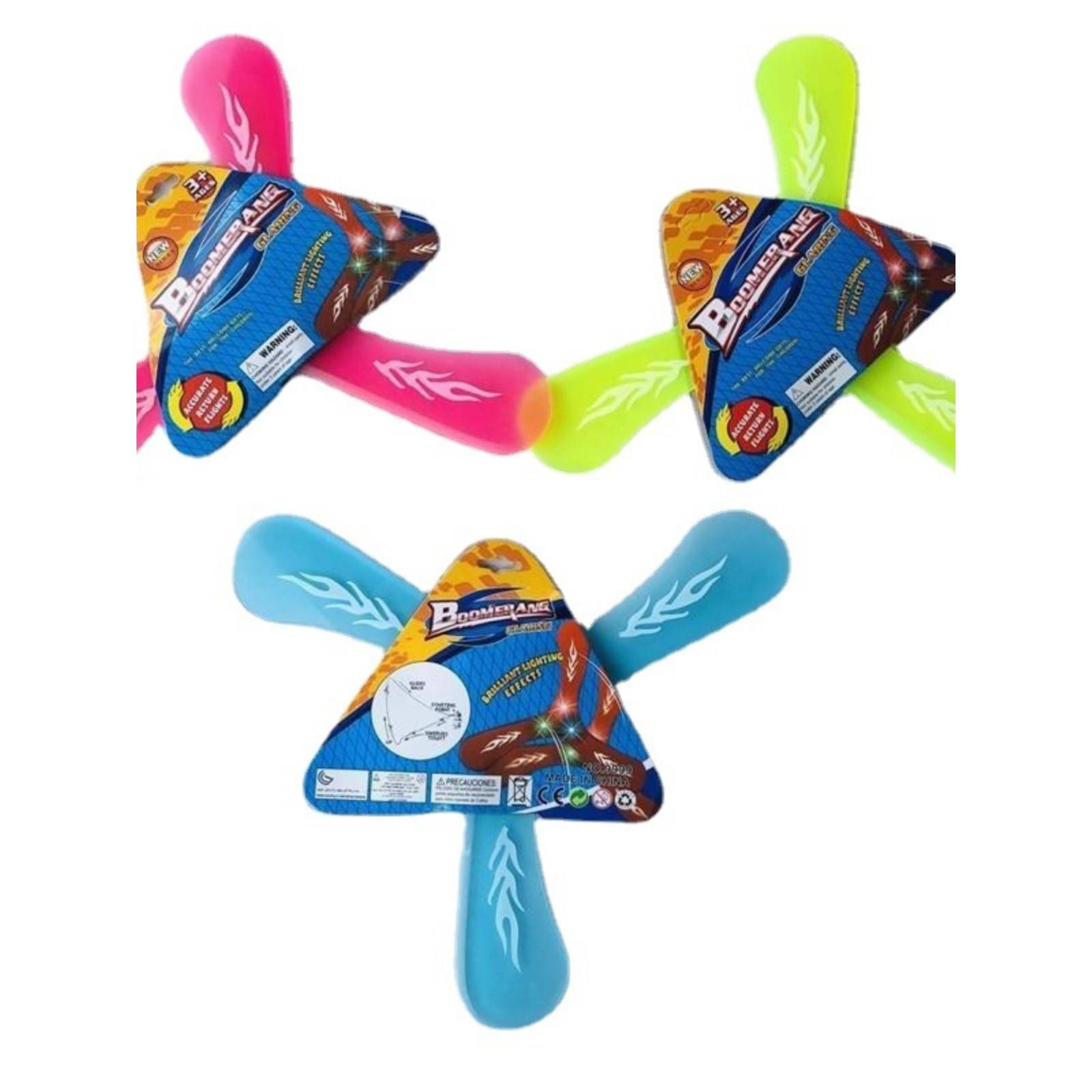 Outdoor Night Light Returning Dart Dart Children's Hands Three -Leaf Triangle Flying Dart Dart Flying Fly Flying to Fitness Toys Dart
